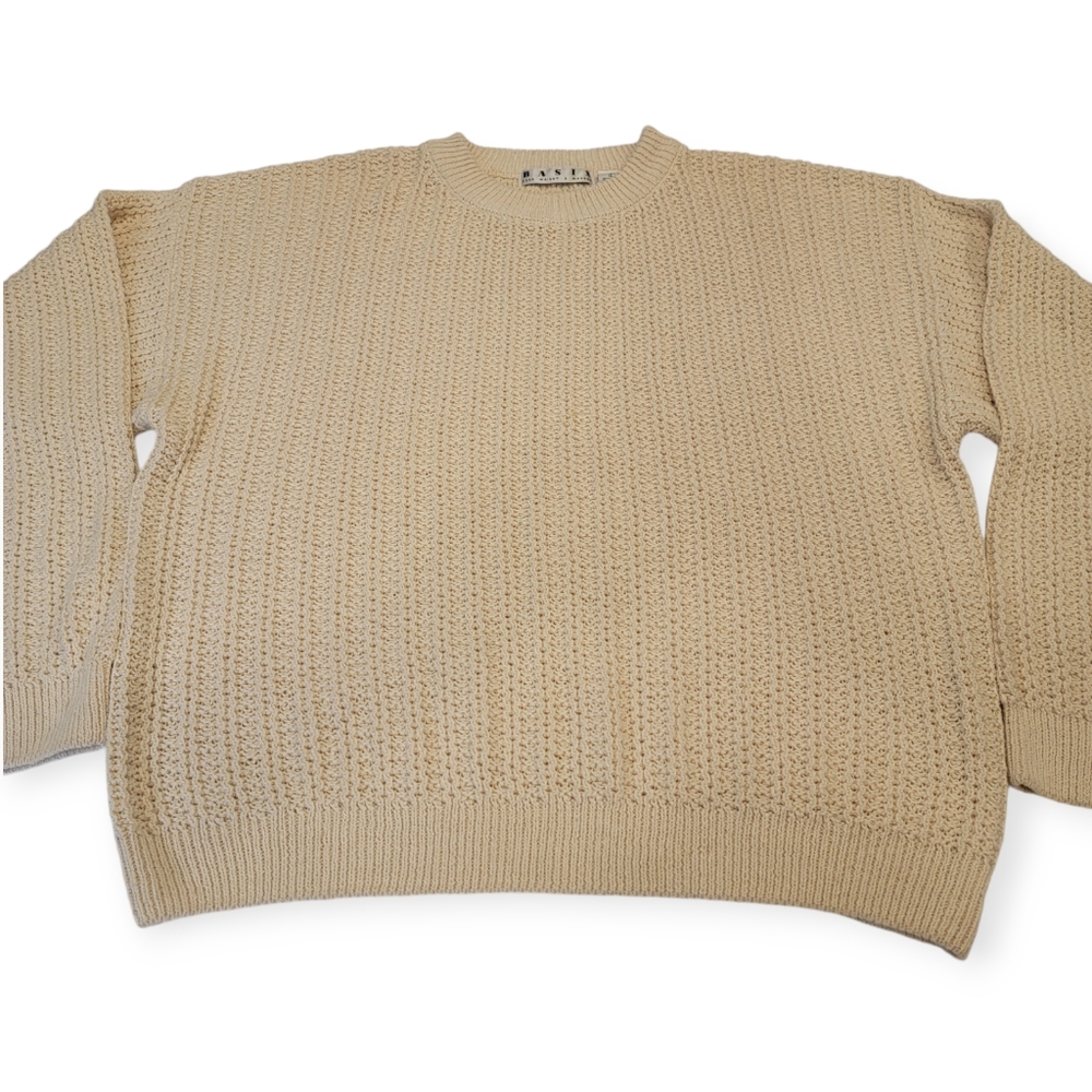 Fenn Wright & Manson Basix Vintage Sweater Size Large Oversized Drop Shoulder